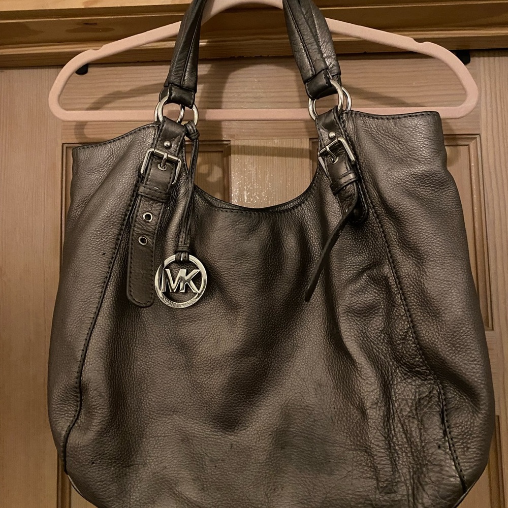 Michael Kors Dark Silver Shoulder Bag
